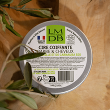 Load image into Gallery viewer, ECOCERT-certified organic styling wax for beards and hair