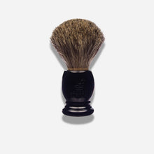 Load image into Gallery viewer, Black Shaving Brush - Pure Grey
