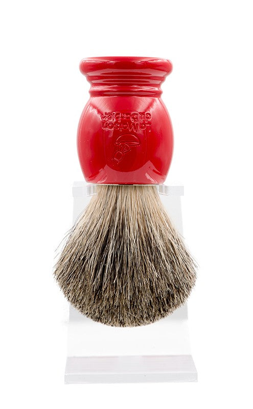 Red Ferrari Shaving Brush - Pure Grey